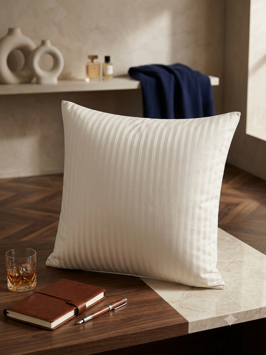 Surya 16"x16" Cotton feel cloth with Recron Silko Fibre