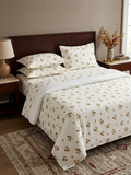 GLARE Stylla Premium 100% Cotton Double Bedsheet Set with 2 Complementary Pillow Covers